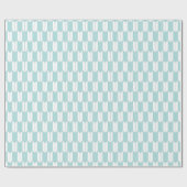 Tiffany & White Japanese Yagasuri Gift Wrap Cadeaupapier (Vlak)