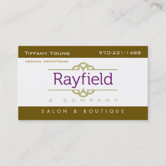 Tiffany Young Visitekaartje Afsprakenkaartje