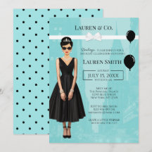 Tiffany's Birthday and Co Audrey Invitation