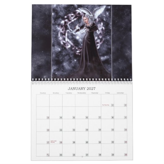 Tiffany's kalender van 12 maanden (Jan 2027)