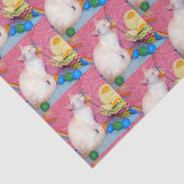 Tiffany's Pasen - Siamees Kattenweefsel Papier (Detail)