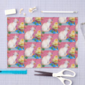 Tiffany's Pasen - Siamees Kattenweefsel Papier (Craft)