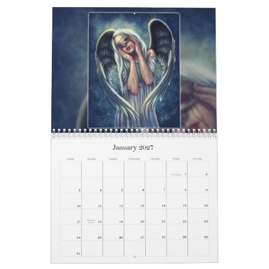 Tiffany's Realm Dark Fantasy Calendar Kalender (Jan 2027)
