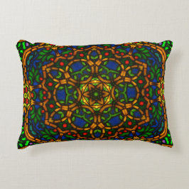 Tiffglow Mandala 1 Oblong Pillow Decoratief Kussen