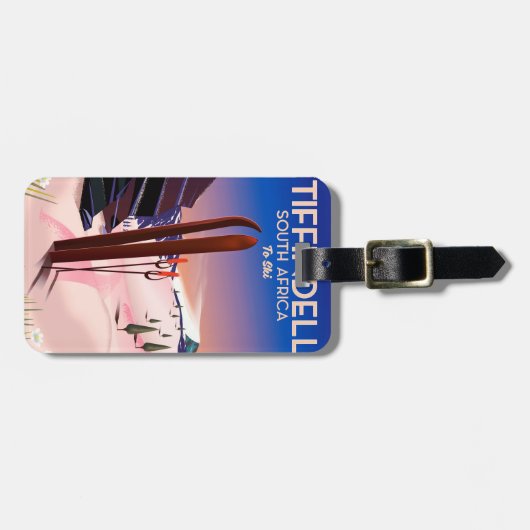 Tiffindell South Africa Ski poster Bagagelabel (Voorkant horizontaal)