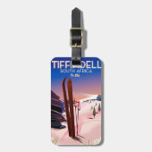 Tiffindell South Africa Ski poster Bagagelabel (Voorkant verticaal)