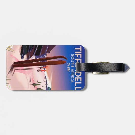 Tiffindell South Africa Ski poster Bagagelabel (Achterkant horizontaal)