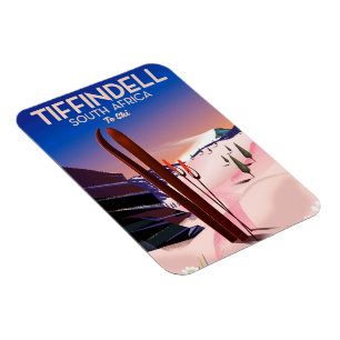 Tiffindell South Africa Ski poster Magneet