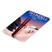 Tiffindell Zuid-Afrika Ski-poster Magneet (Linkerzijde)