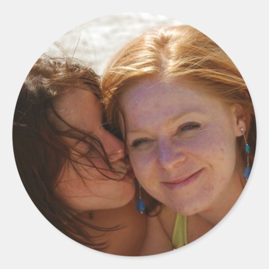 TiffKiss-SMsticker Ronde Sticker (Voorkant)