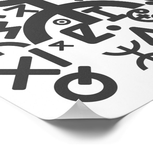 Tifinagh Poster (Hoek)