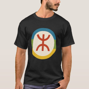 Tifinagh-symbool Amazigh-mensen Berber-motief Yaz T-shirt