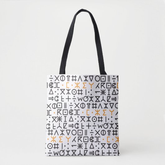 Tifinagh Tote Bag (Voorkant)