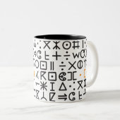 Tifinagh Tweekleurige Koffiemok (Voorkant rechts)