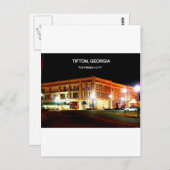 TIFTON, GEORGIË BRIEFKAART (Voorkant / Achterkant)