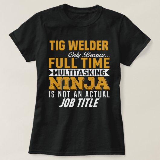 Tig Welder T-shirt (Design voorkant)