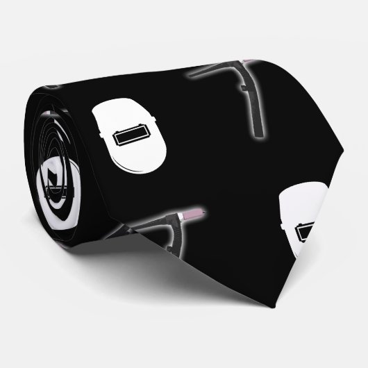 TIG Welding Pattern Stropdas (Opgerold)