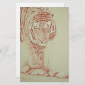 Tigar Briefpapier (Voorkant / Achterkant)
