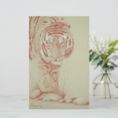Tigar Briefpapier (Staand voorkant)
