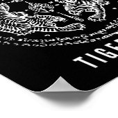 Tigar Style Muay Thai Vintage Kickbokstraining Poster (Hoek)