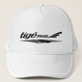 TIge Man zwart wit Pet (Voorkant)