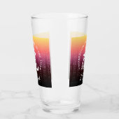 Tiger 虎 Red Gold Chinese Zodiac Lunar Symbol Glas (Links)