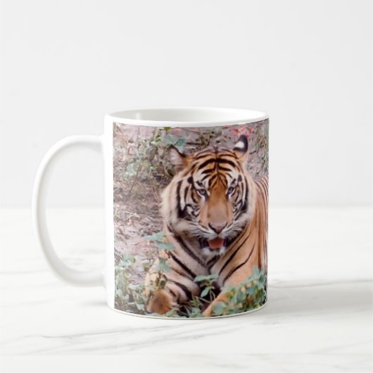 Tiger, 11 oz Classic Witte Mok (Links)