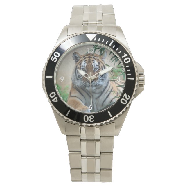 Tiger_20171103_by_JAMFoto Horloge (Voorkant)