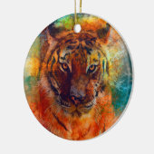 Tiger 2022 keramisch sieraad ornament (Links)