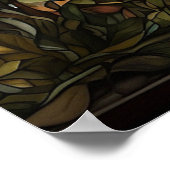 *~* TIGER 5:4 Golden AP68 Fantasy Glas in lood Poster (Hoek)