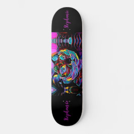 Tiger Abstracte meisjes gepersonaliseerd Persoonlijk Skateboard