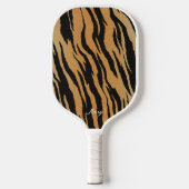 Tiger Achtergrond - Aangepaste Pickleball Paddle (Voorkant)