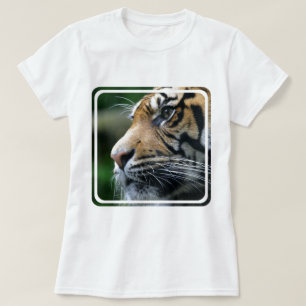 Tiger Afbeelding Dames uitgerust met T-shirt