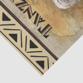 Tiger Africa Travel Poster Tissuepapier (Detail)