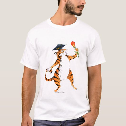 Tiger Afstudeerder T-shirt (Voorkant)