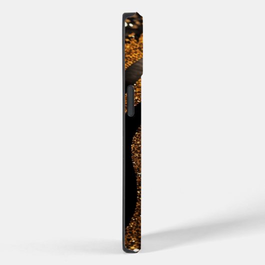 Tiger Agate Glitter iPhone Mate Tough Hoesje (Achterkant / Rechts)