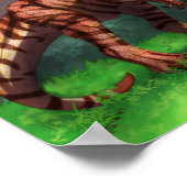 Tiger Allosaurus Poster (Hoek)