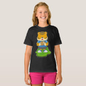 Tiger American Football Sports T-shirt (Voorkant volledig)