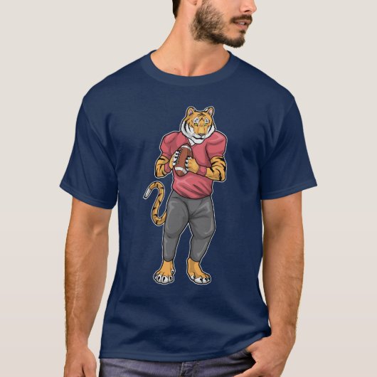 Tiger American Football T-shirt (Voorkant)