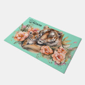 Tiger and Cub  Deurmat (Schuin)