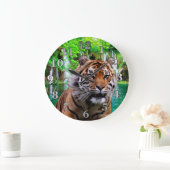 Tiger and Waterfall Grote Klok (Huis)