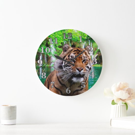Tiger and Waterfall Grote Klok (Huis)
