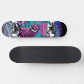 Tiger and Wave Skateboard Deck – Vetgedrukte Vinta (Horizontaal)