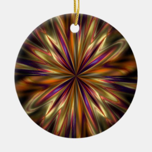 Tiger Anemone Keramisch Ornament (Voorkant)