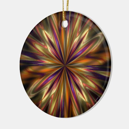 Tiger Anemone Keramisch Ornament (Links)