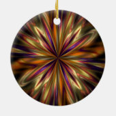 Tiger Anemone Keramisch Ornament (Achterkant)