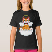 Tiger Angel vleugels T-shirt (Voorkant)