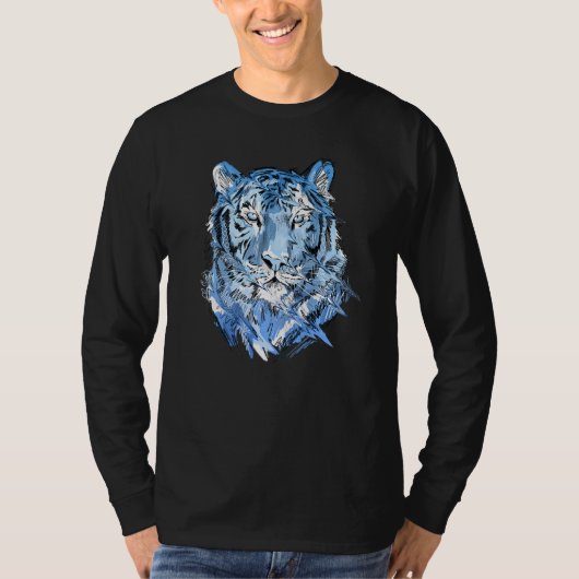Tiger Animal Art Animal Lovers Premium T-shirt (Voorkant)