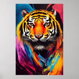 Tiger Animal Discovery Adventure Natuur Planet Ea Poster