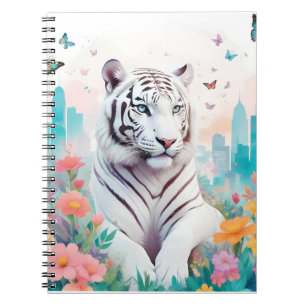 Tiger  Animal Natuur Forest Oerwoud City Notitieboek